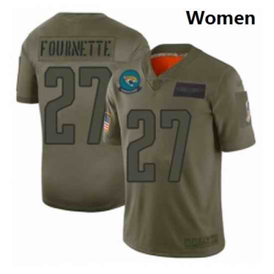 Womens Jacksonville Jaguars 27 Leonard Fournette Limited Camo 2019 Salute to Service Football Jersey